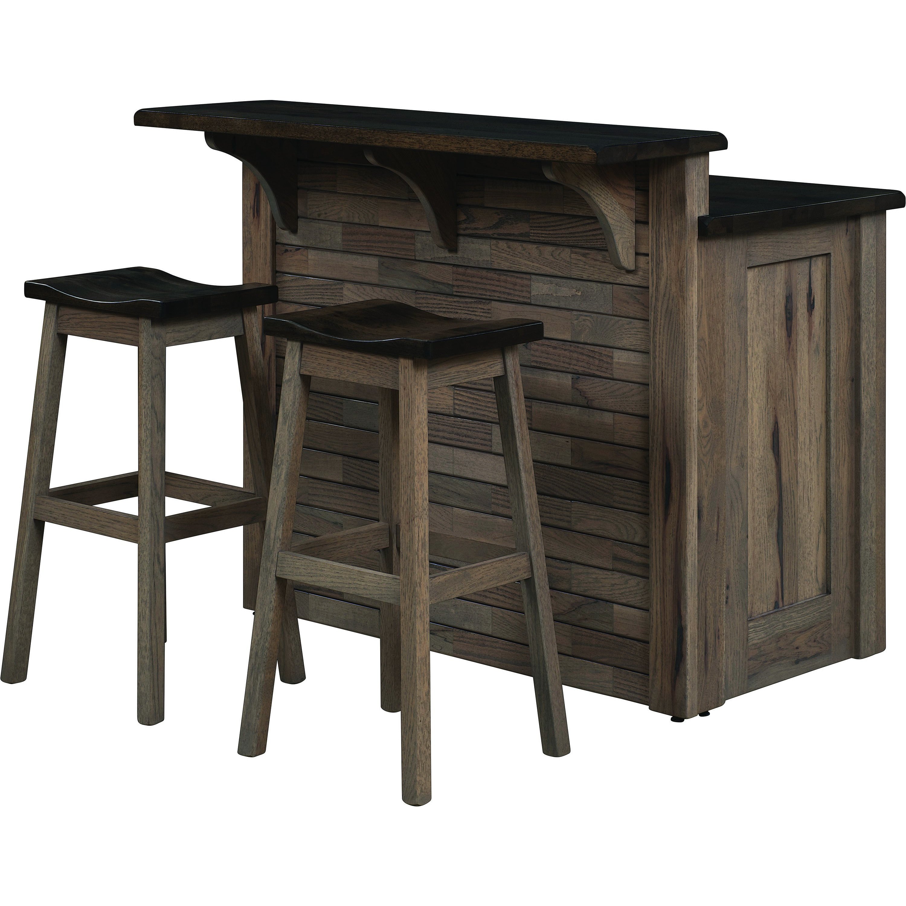 QW Amish Hudson Saddle Stool - Thumbnail 2