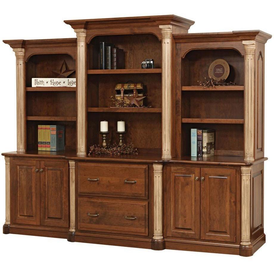 QW Amish Jefferson Base & Hutch