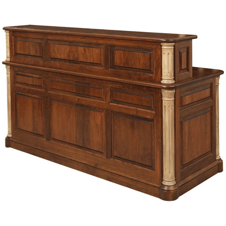 QW Amish Jefferson Executive Desk with Privacy Cubby