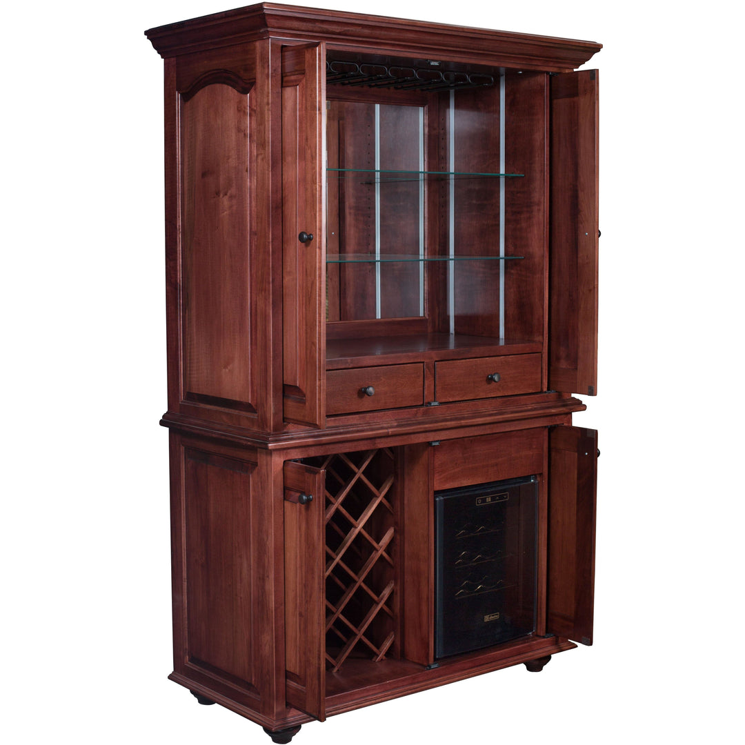 QW Amish Jefferson Wine Cabinet