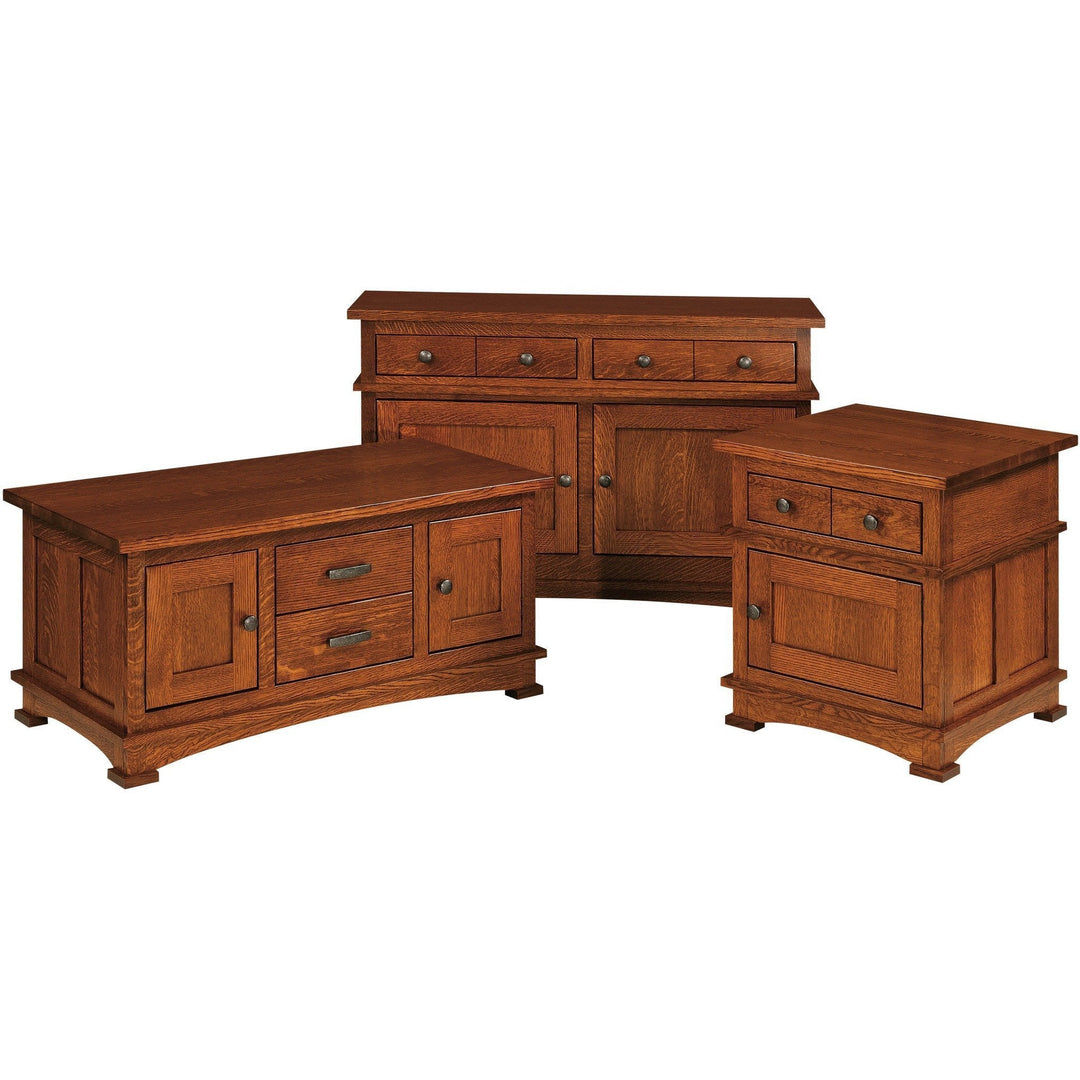 QW Amish Kenwood Sofa Table SPLC-SC-4816KS SOFA TABLE