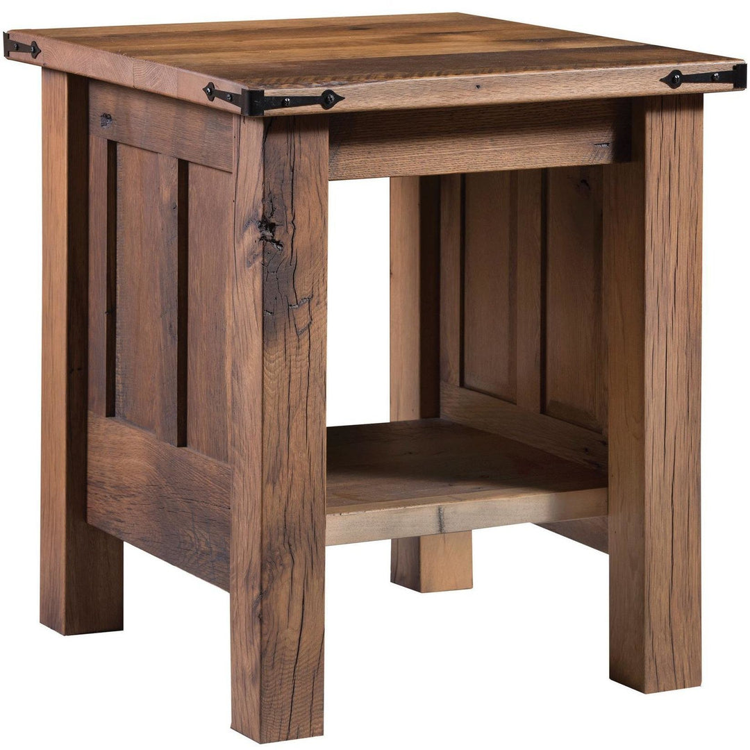 QW Amish Kimbolton Reclaimed End Table QPWF-1030ENDTABLE