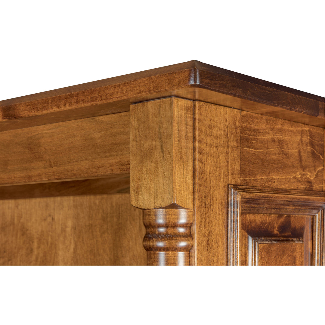 QW Amish Kincaid L-Shape Desk with Optional Hutch