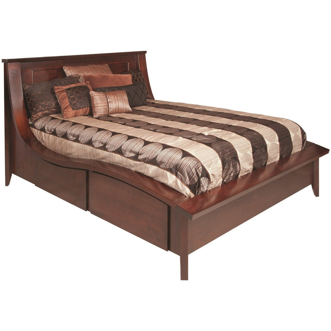 QW Amish Kingston Wave Bed