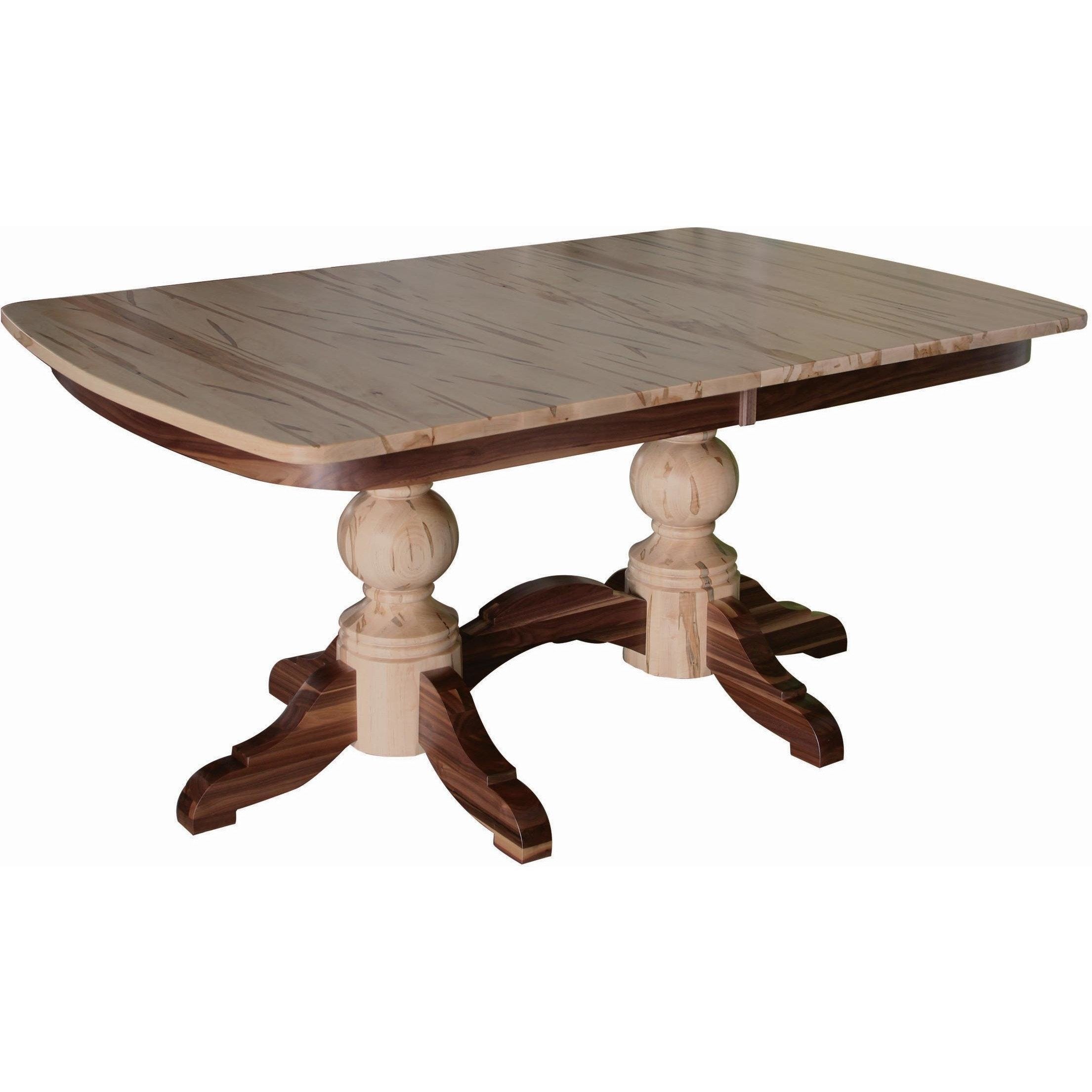 QW Amish Kowan Double Pedestal Table - Thumbnail 3
