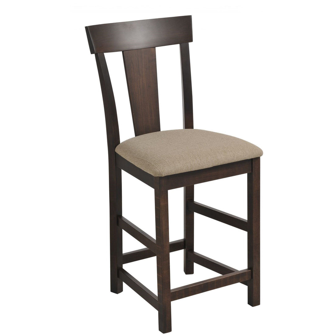 QW Amish Laker Bar Chair with Padded Seat