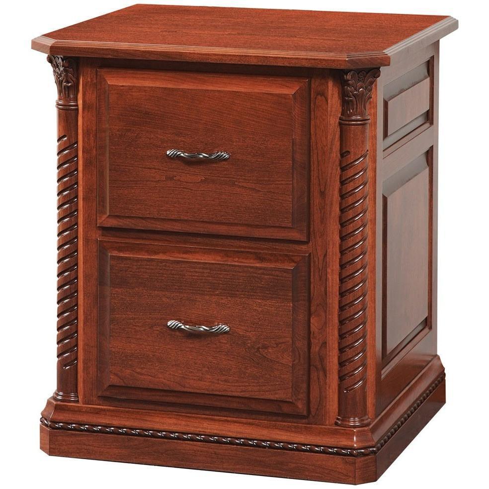 QW Amish Lexington Office Two Drawer File