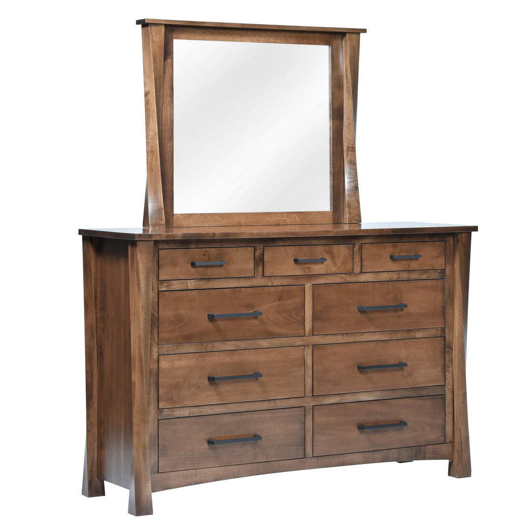 QW Amish Lexington Twist Dresser w/ Optional Mirror
