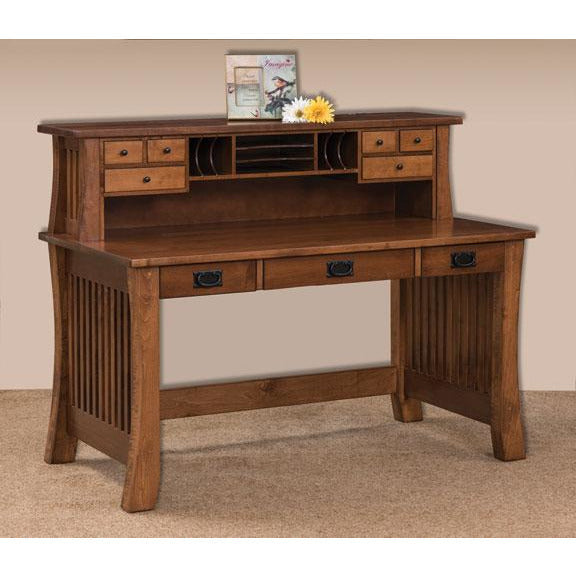 QW Amish Liberty 56" Writing Desk w/ Optional Hutch
