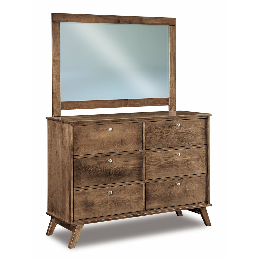QW Amish Liberty 6 Drawer Dresser & Optional Mirror