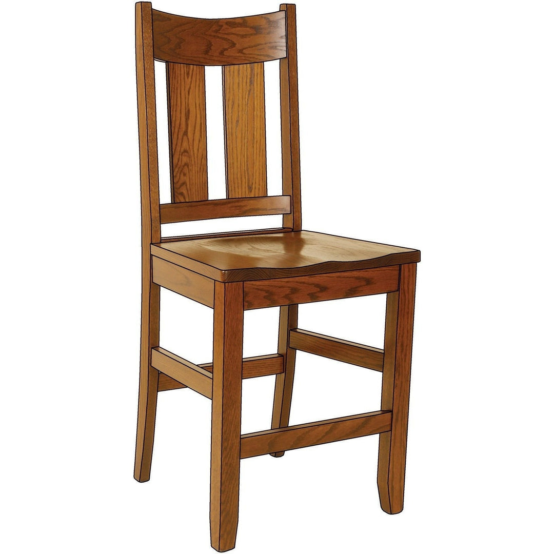 QW Amish Lilac Side Barchair LILACSIDE24BARCHAIR