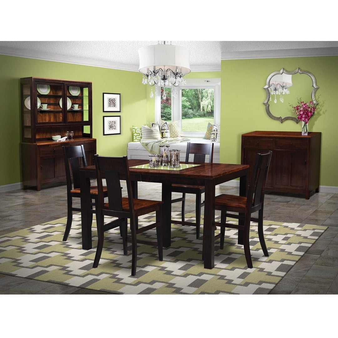 QW Amish Lillie 5pc Counter Ht Dining Set WBFE-METRO4260SOLID,GPSO-G31-11BC