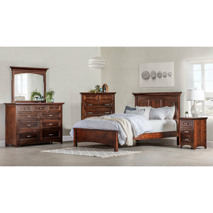 QW Amish Lincoln 3 Drawer Nightstand