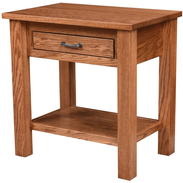 QW Amish Lindholt 1 Drawer/Open Nightstand
