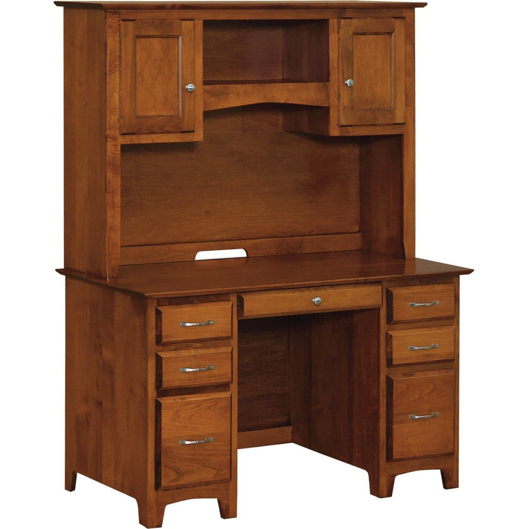 QW Amish Linwood 50" Desk with Optional Hutch MEKH-LW-7848-8848