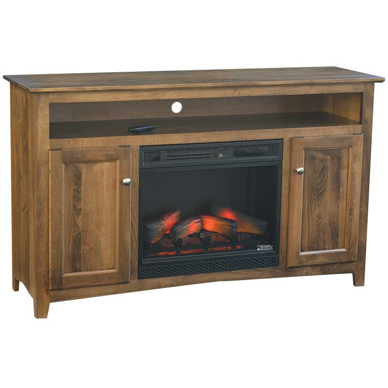 QW Amish Linwood 55" Fireplace Console