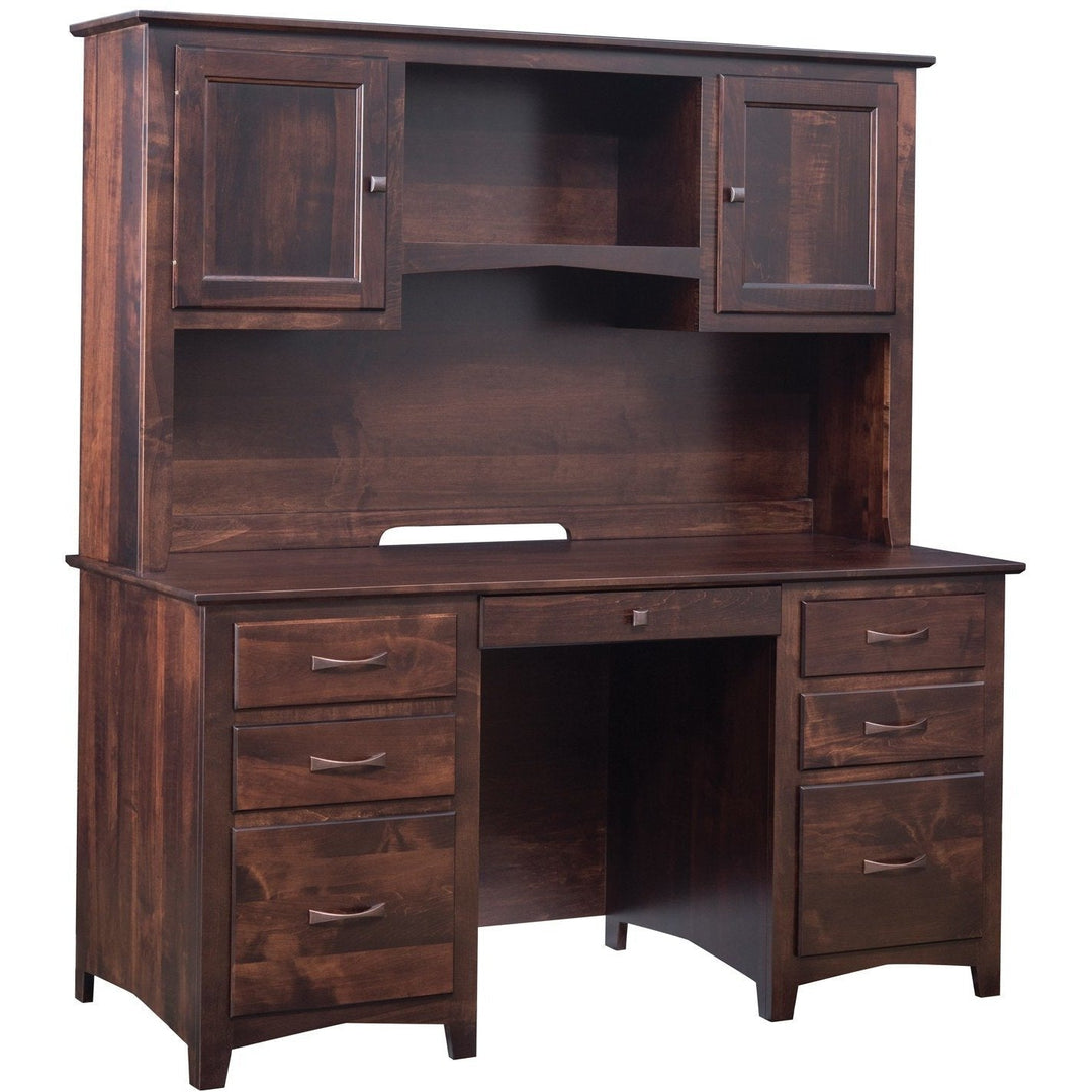 QW Amish Linwood 60" Desk with Optional Hutch MEKH-LW-7860-8860