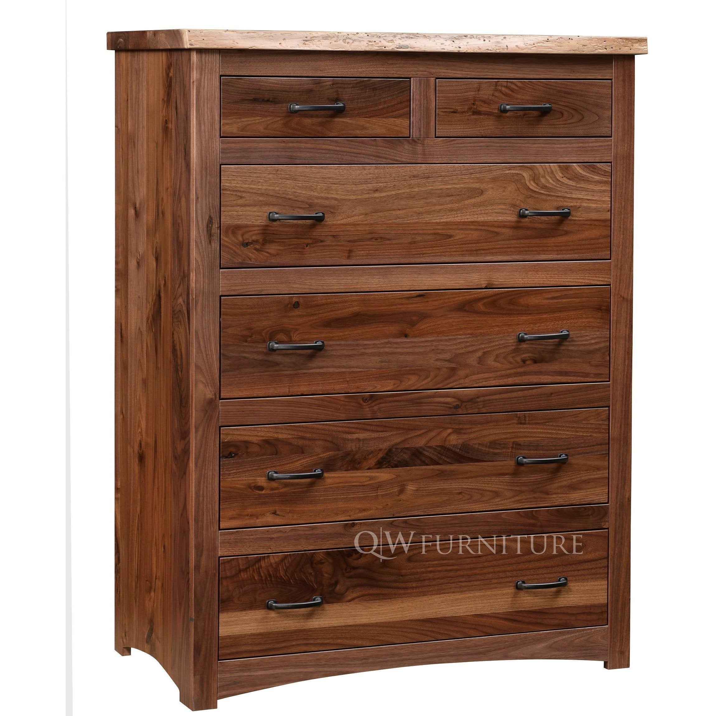 QW Amish Live Edge 5pc Set – Quality Woods Furniture