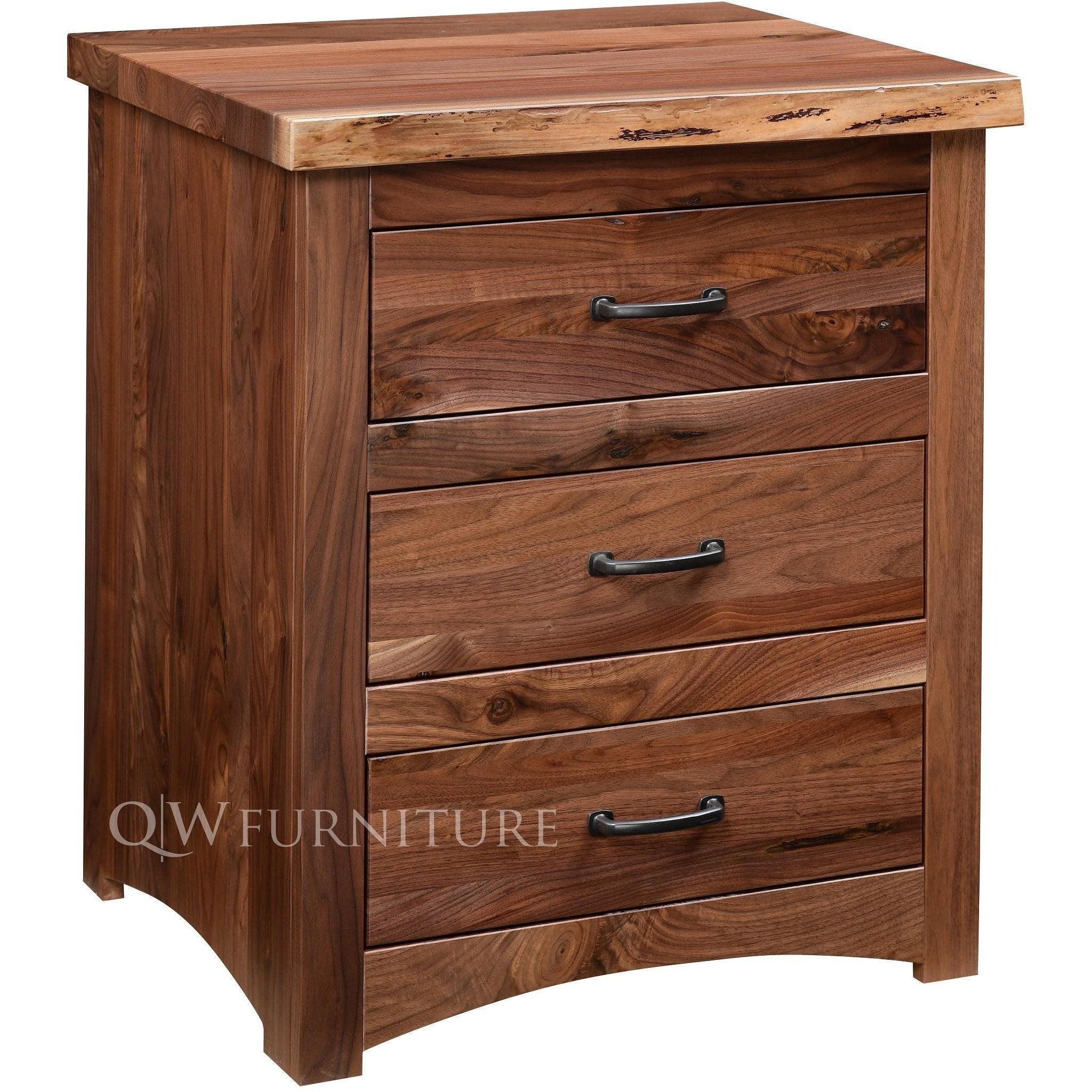 QW Amish Live Edge 5pc Set – Quality Woods Furniture