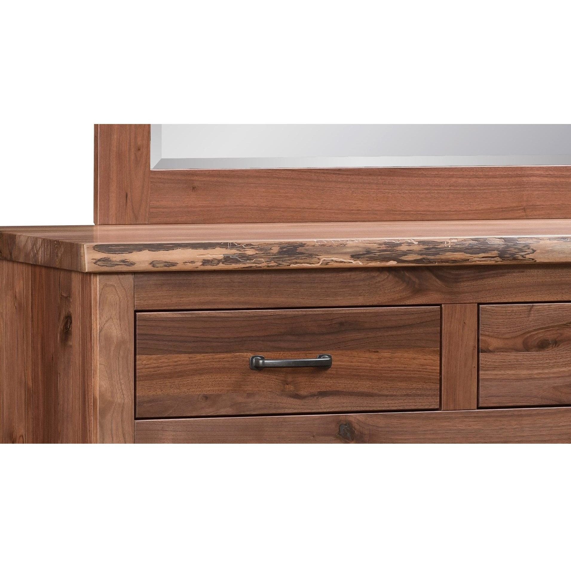 QW Amish Live Edge Chest of Drawers Quality Woods Furniture