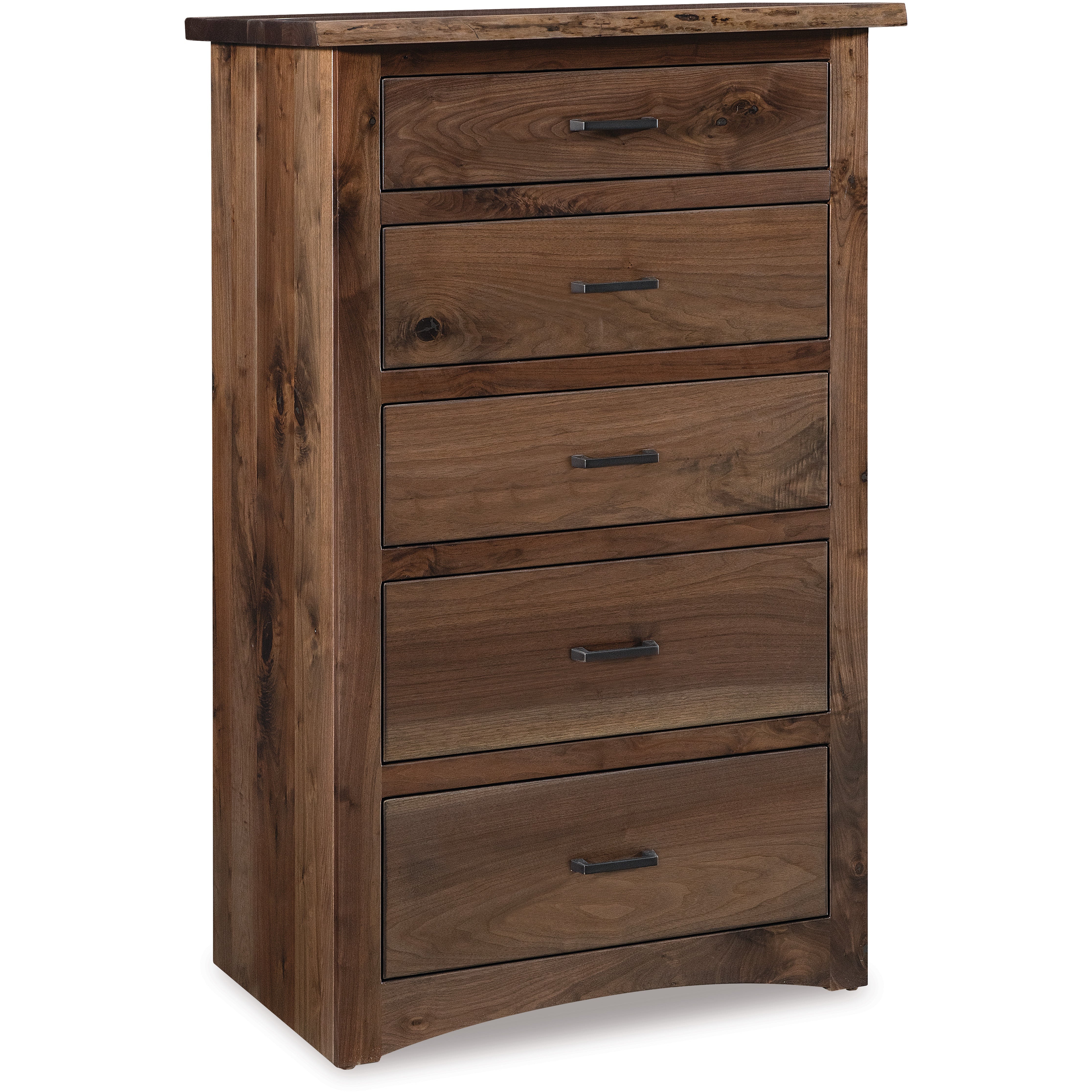 QW Amish Live Edge Chest of Drawers