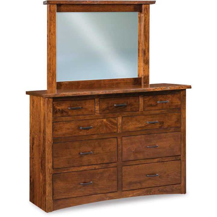 QW Amish Live Wood Tall Dresser & Optional Mirror