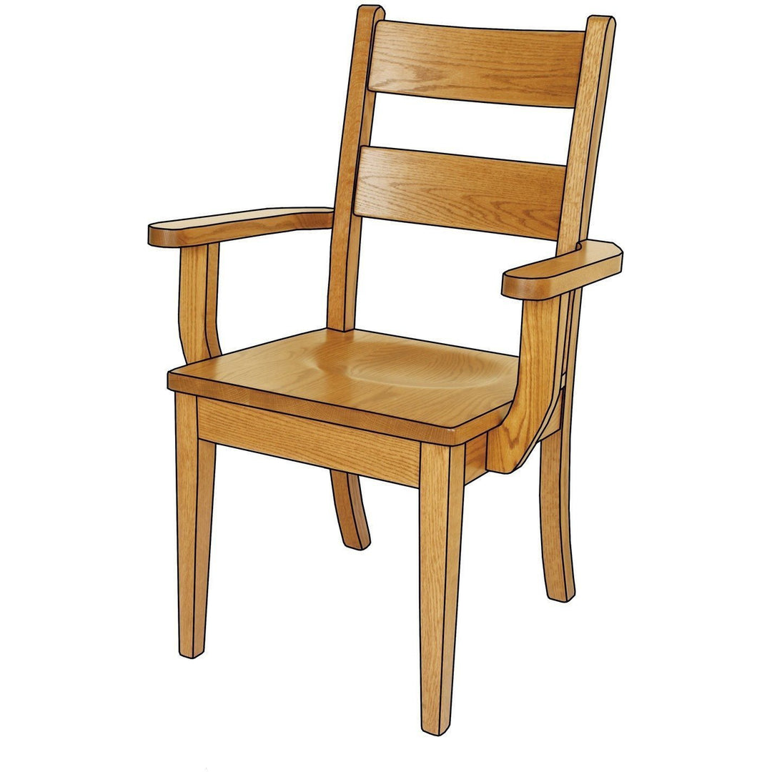 QW Amish London Arm Chair