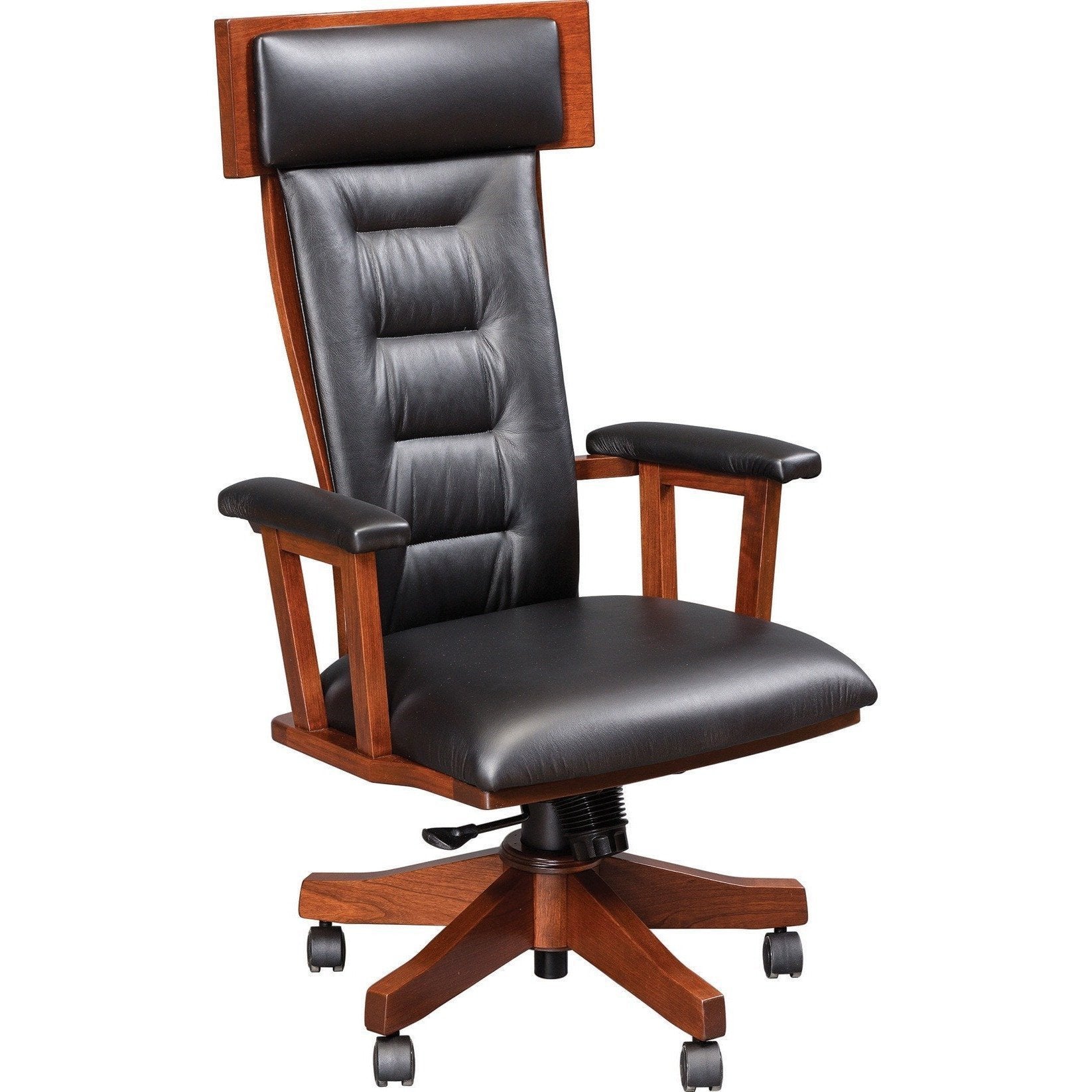 QW Amish London Desk Chair Quality Woods Furniture