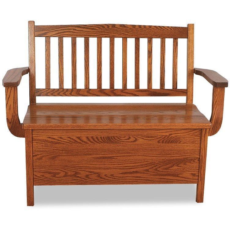 QW Amish Low Back Mission Bench