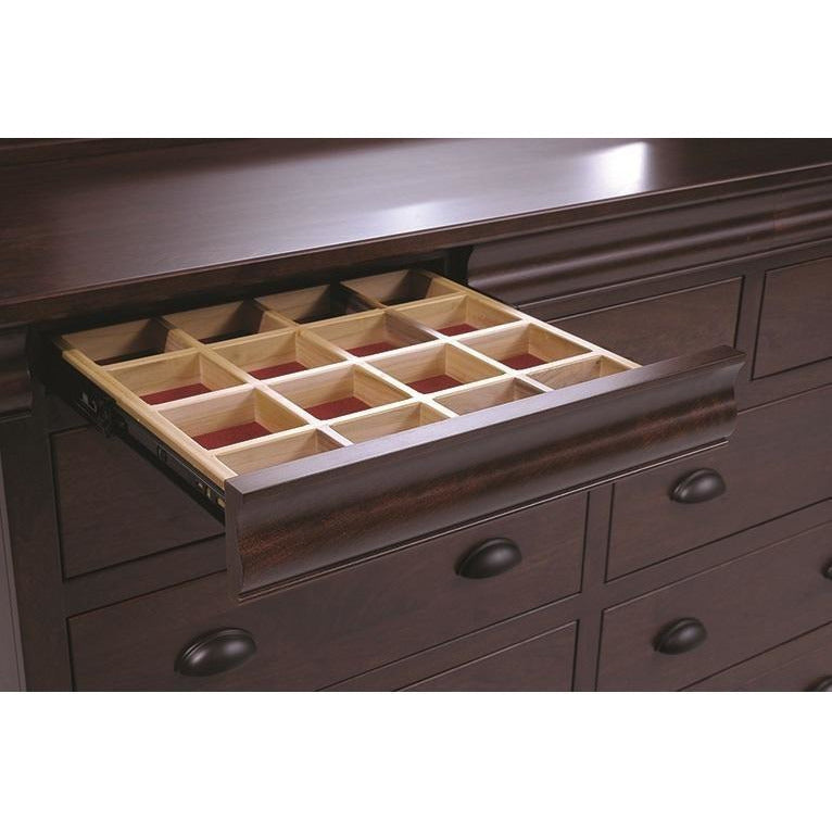 QW Amish Luxembourg Dresser & Mirror - Thumbnail 4