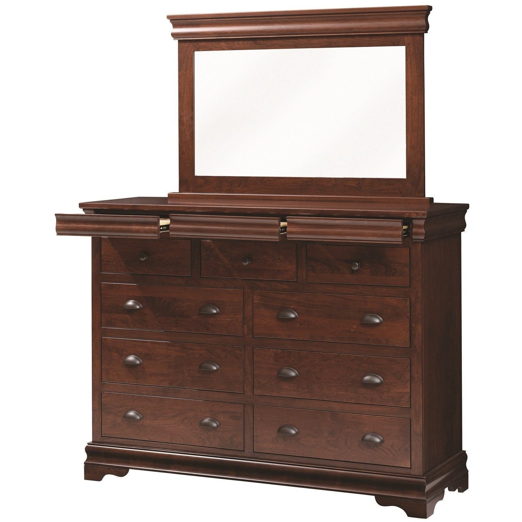 QW Amish Luxembourg Dresser & Mirror