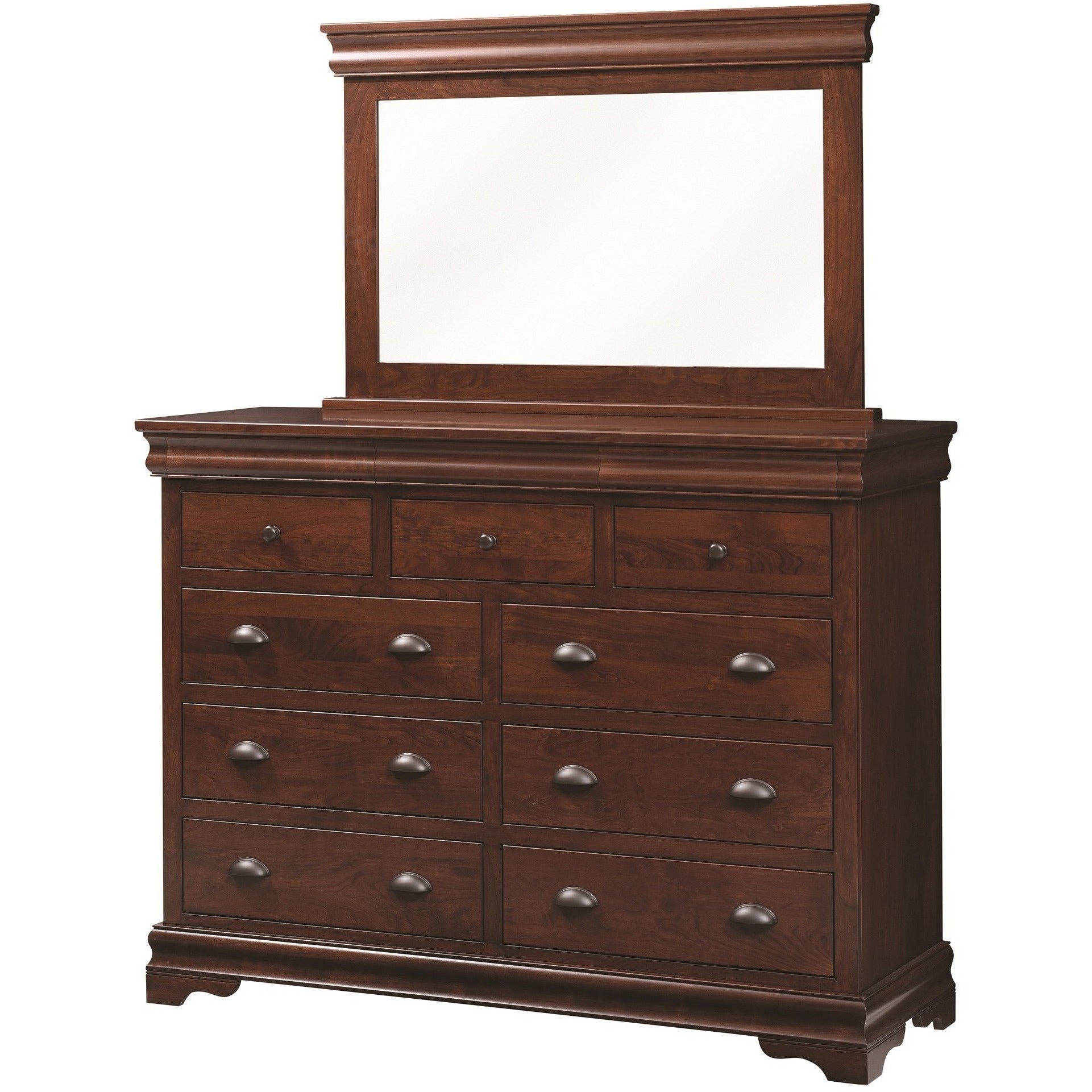 QW Amish Luxembourg Dresser & Mirror - Thumbnail 2