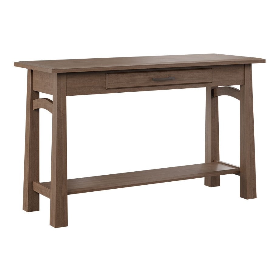 QW Amish Madison Bow Sofa Table with Drawer