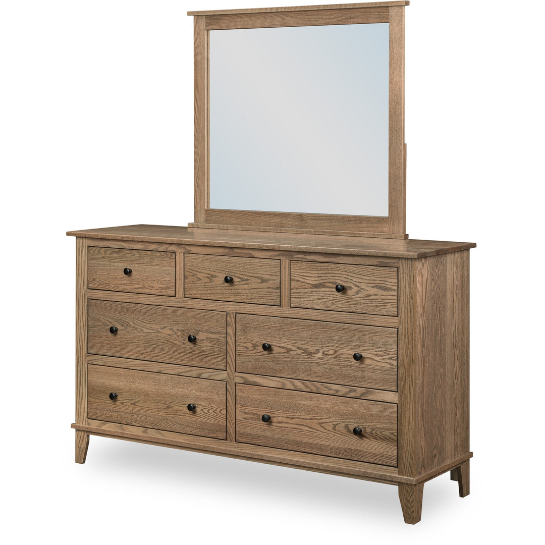 QW Amish Madison Low Dresser & Optional Mirror