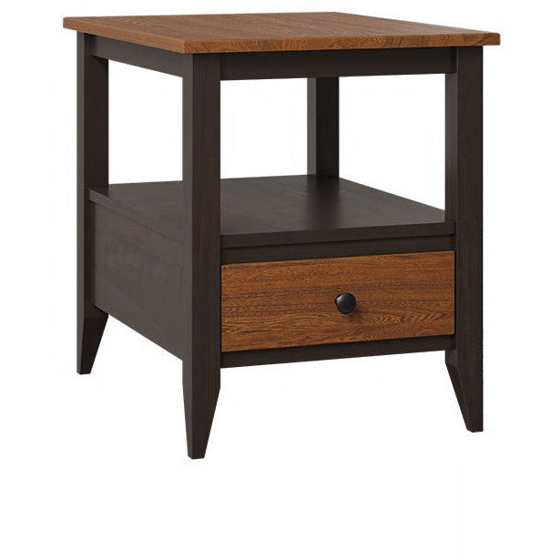QW Amish Manhattan End Table with Drawer