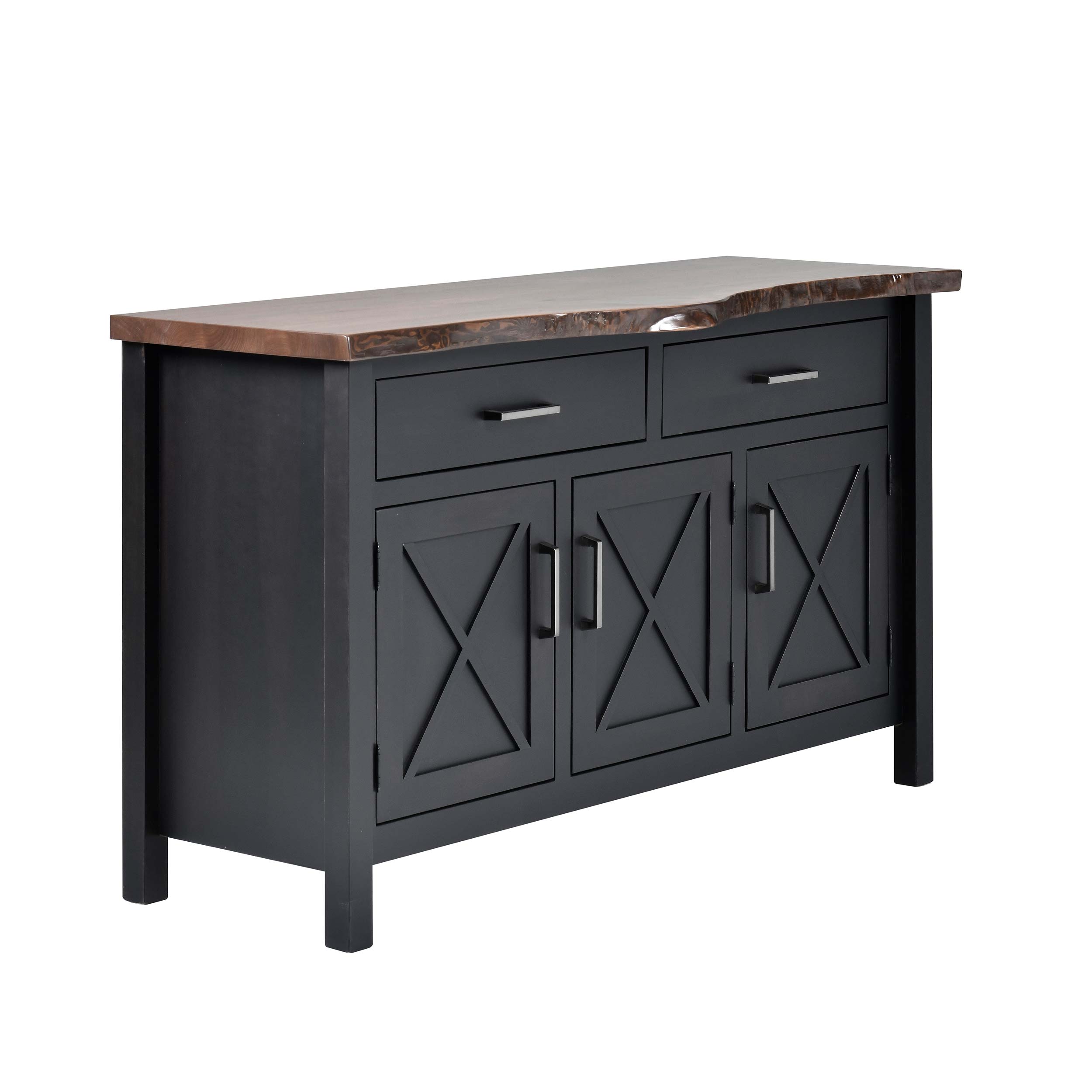 Live edge buffet table sales