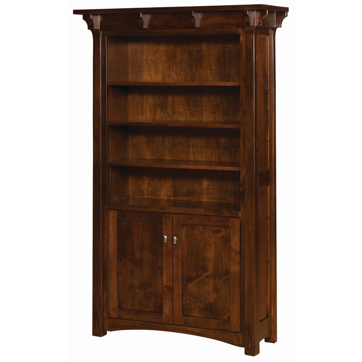 QW Amish Manitoba Bookcase with Doors