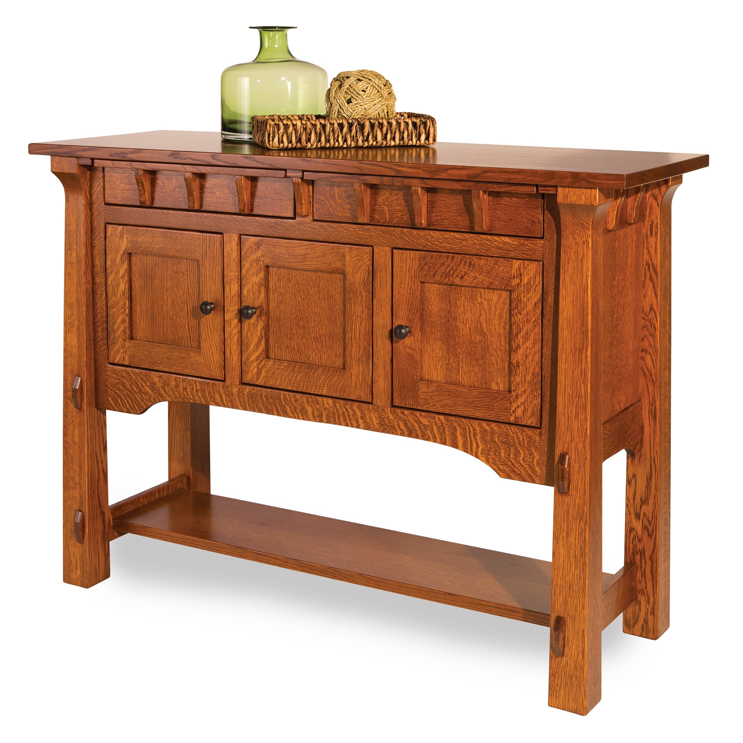 Mission style online buffet table