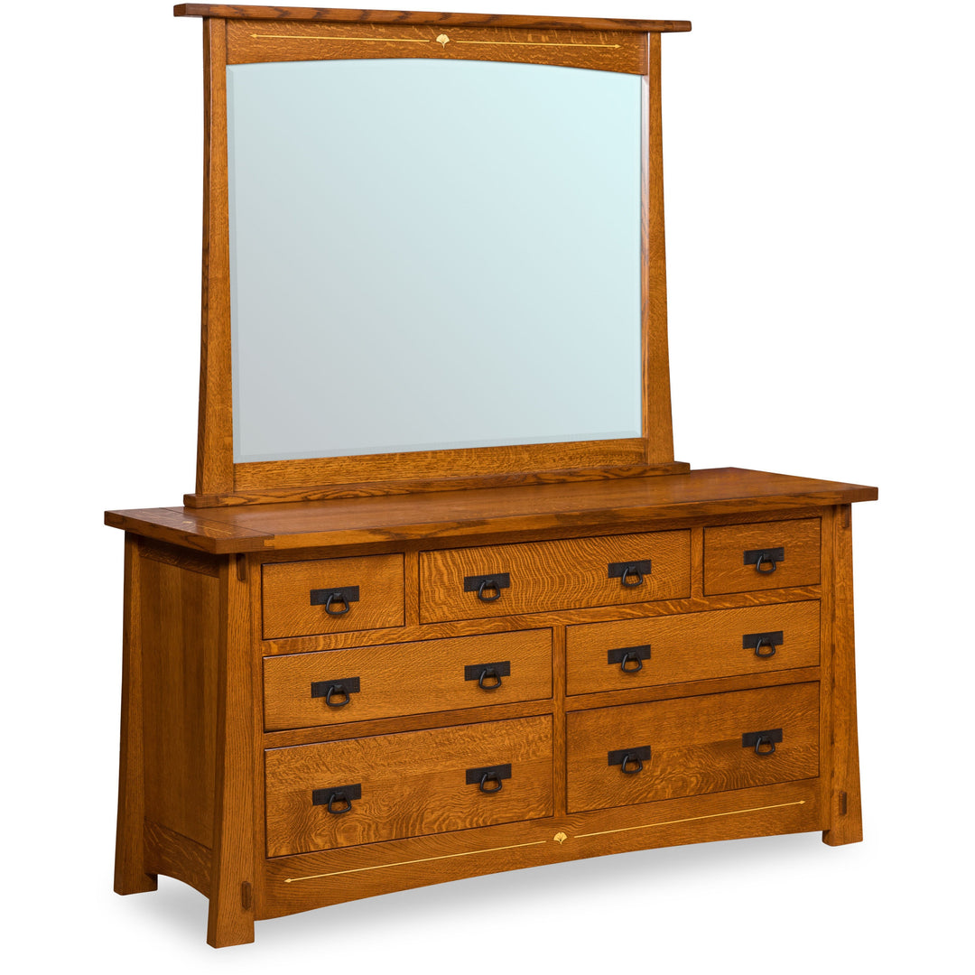QW Amish Mesa Low Dresser with Optional Mirror