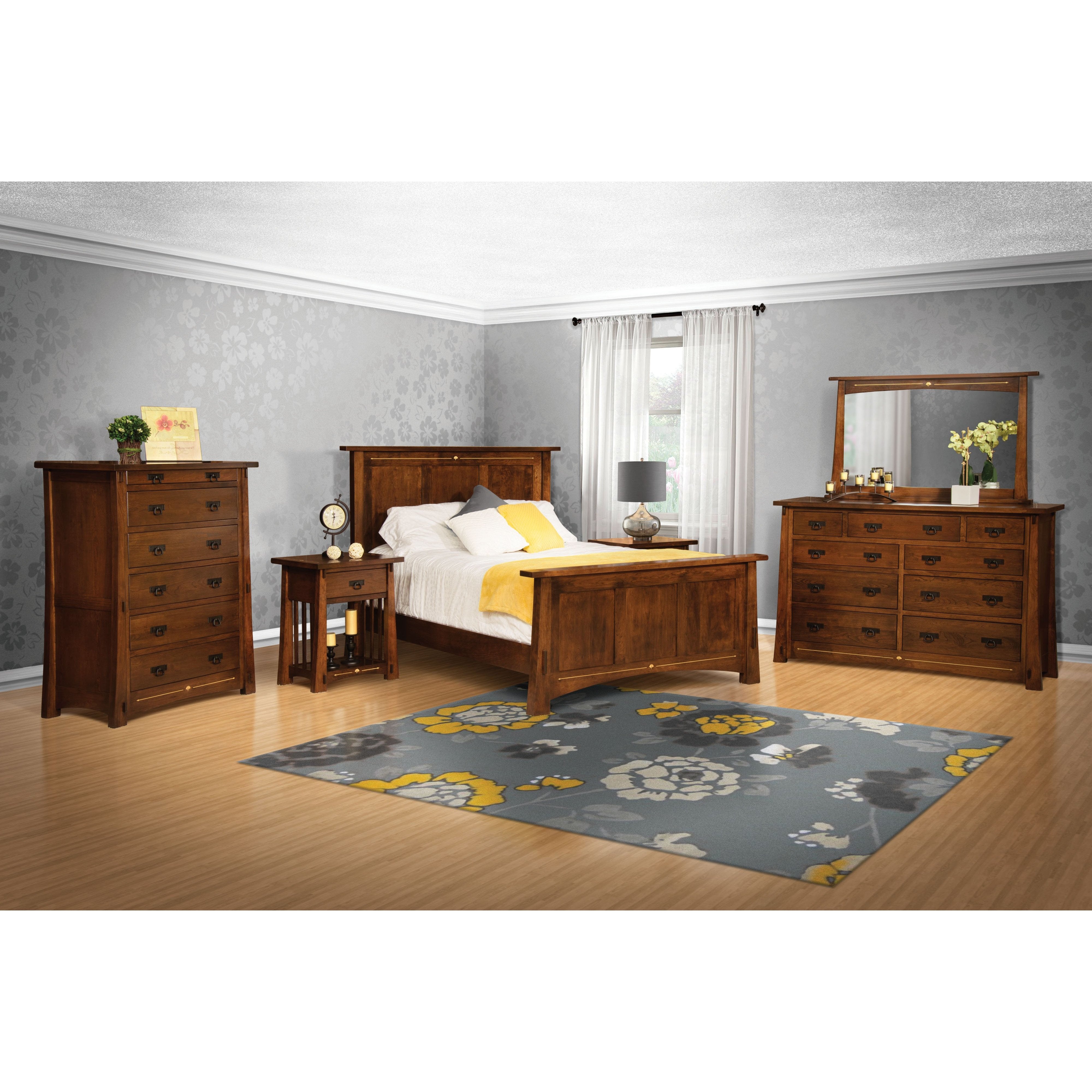 QW Amish Mesa Nightstand - Thumbnail 2