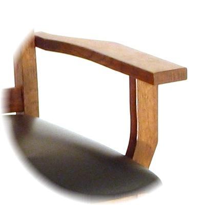 QW Amish Mission Arm Chair with Padded Seat