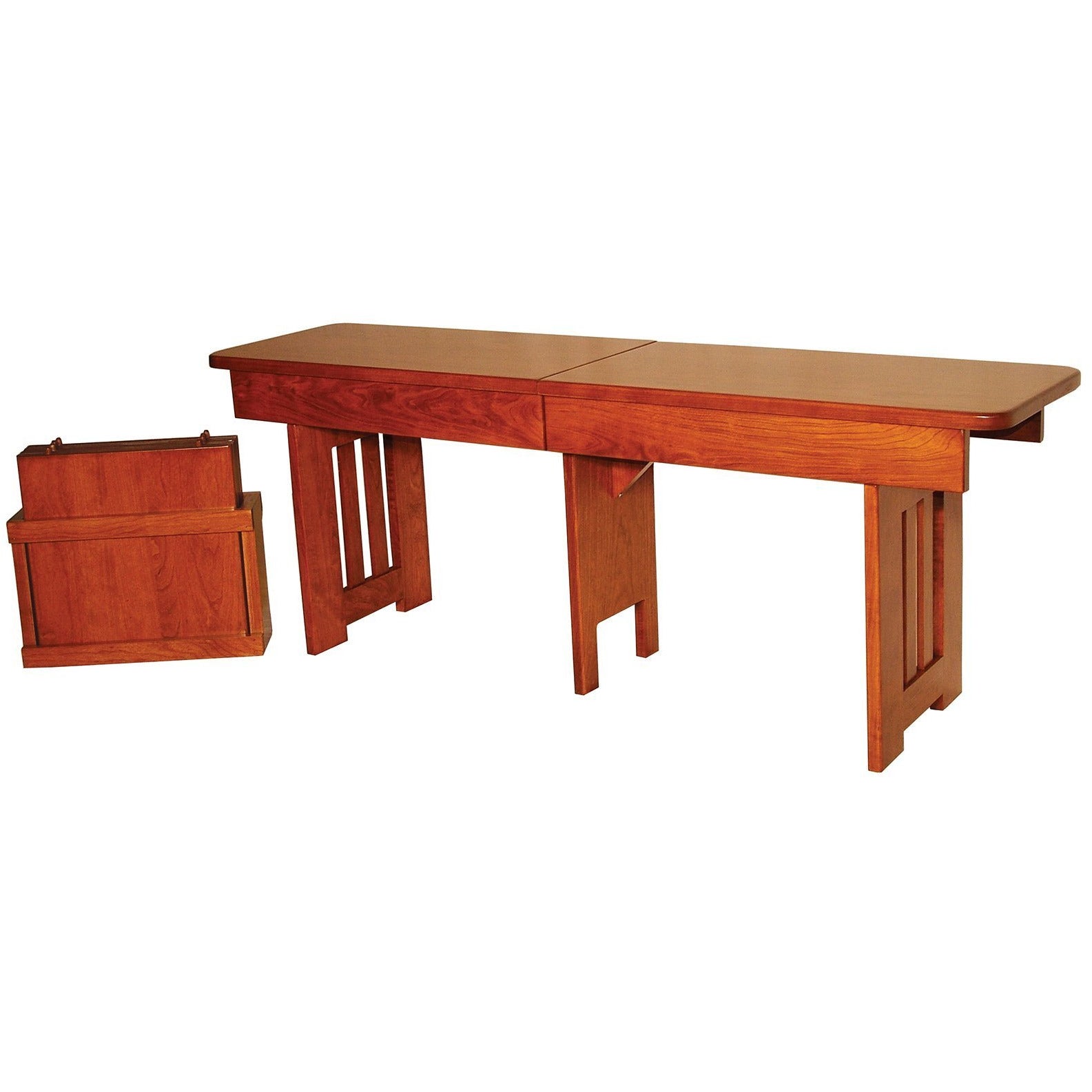 QW Amish Mission Bench 2 door - Thumbnail 2