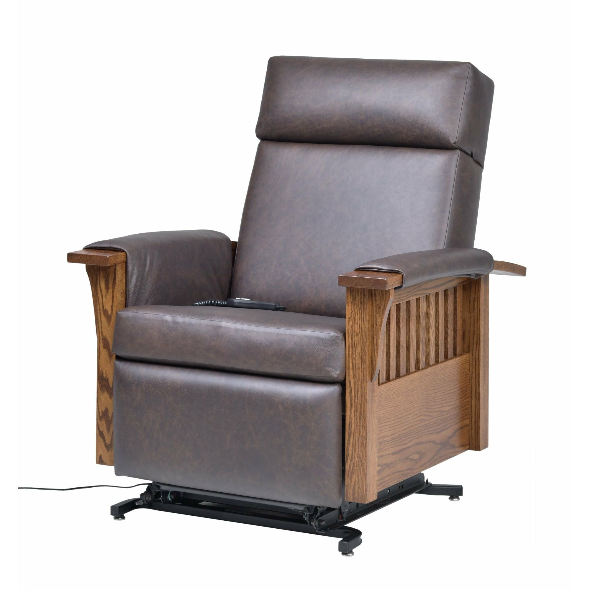 Amish mission style online recliner