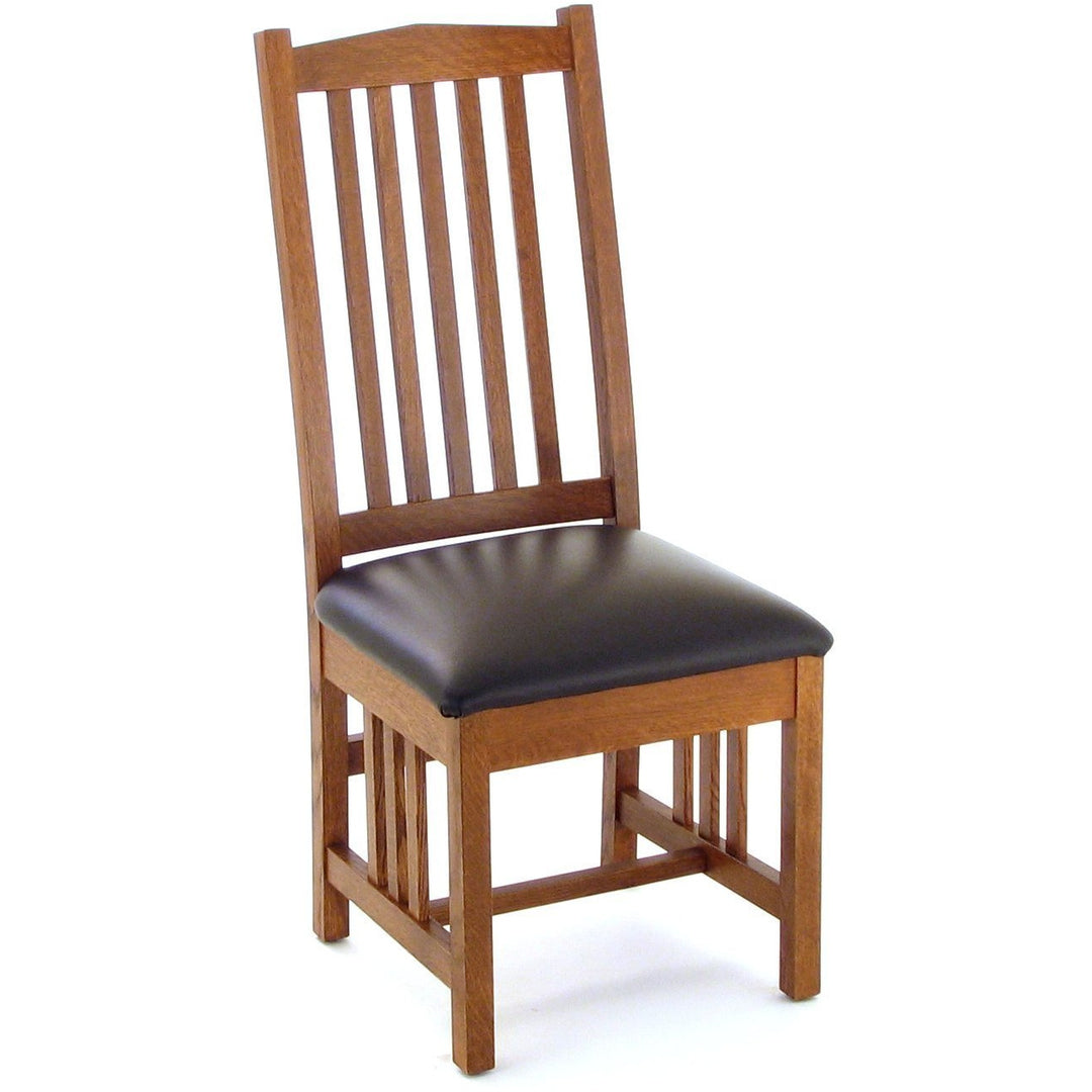QW Amish Mission Side Chair with Padded Seat