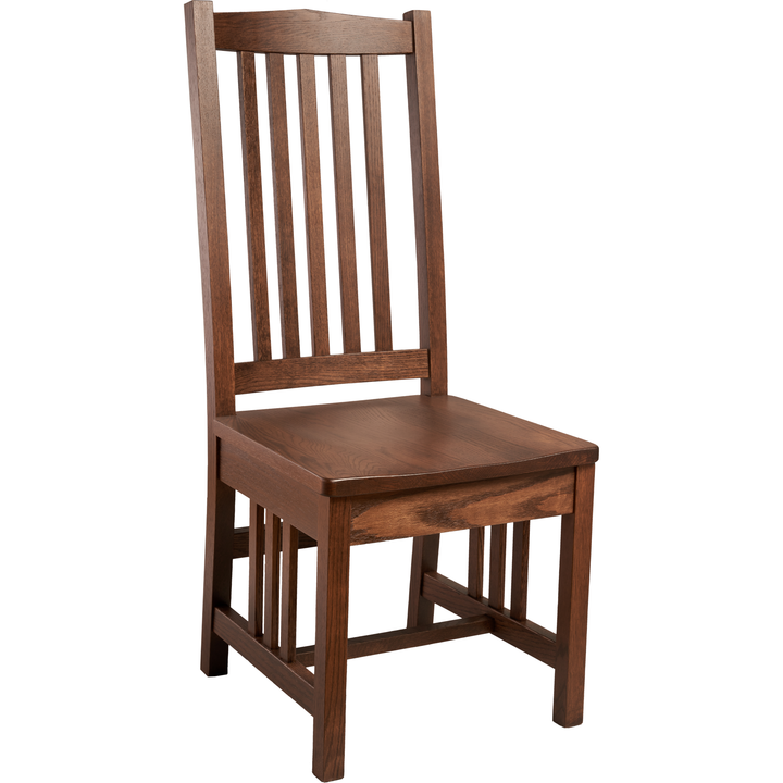 QW Amish Mission Side Chair with Padded Seat