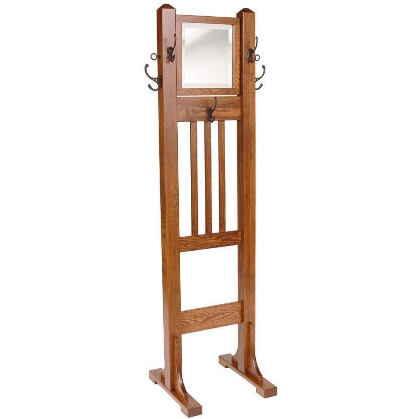 QW Amish Mission Tree with Mirror Quality Woods Furniture