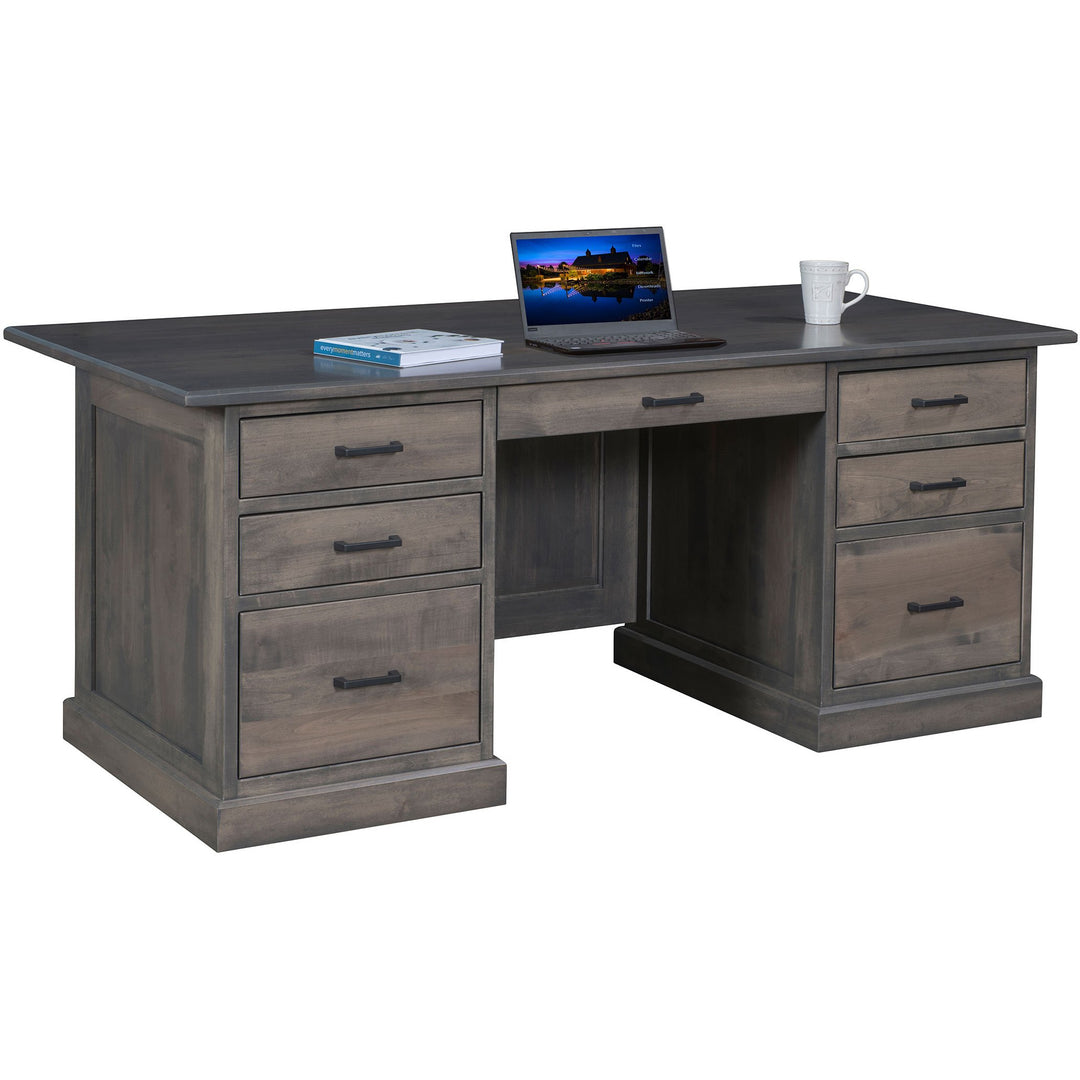 QW Amish Modern 72" Executive Desk