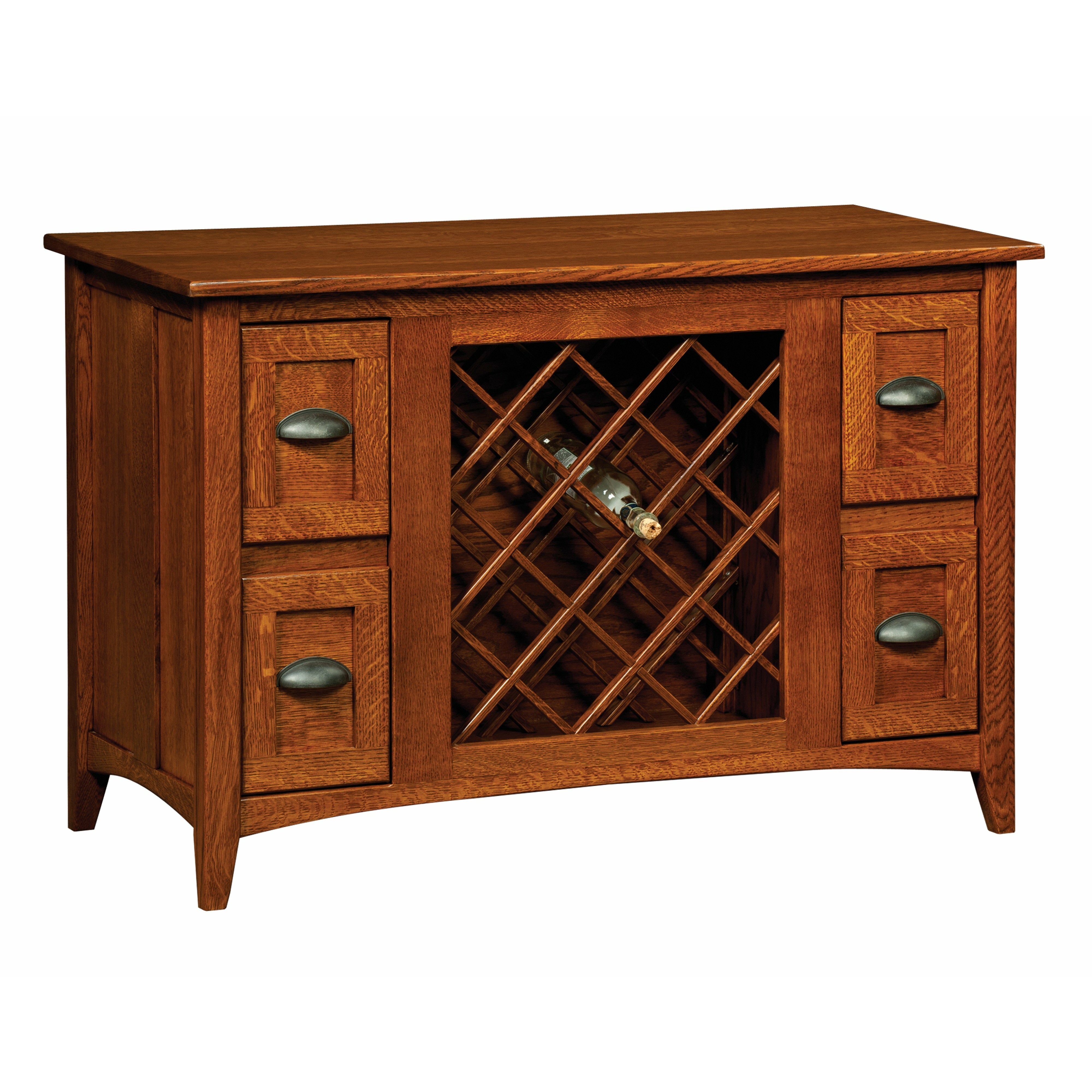QW Amish Monroe Wine Cabinet - Thumbnail 2