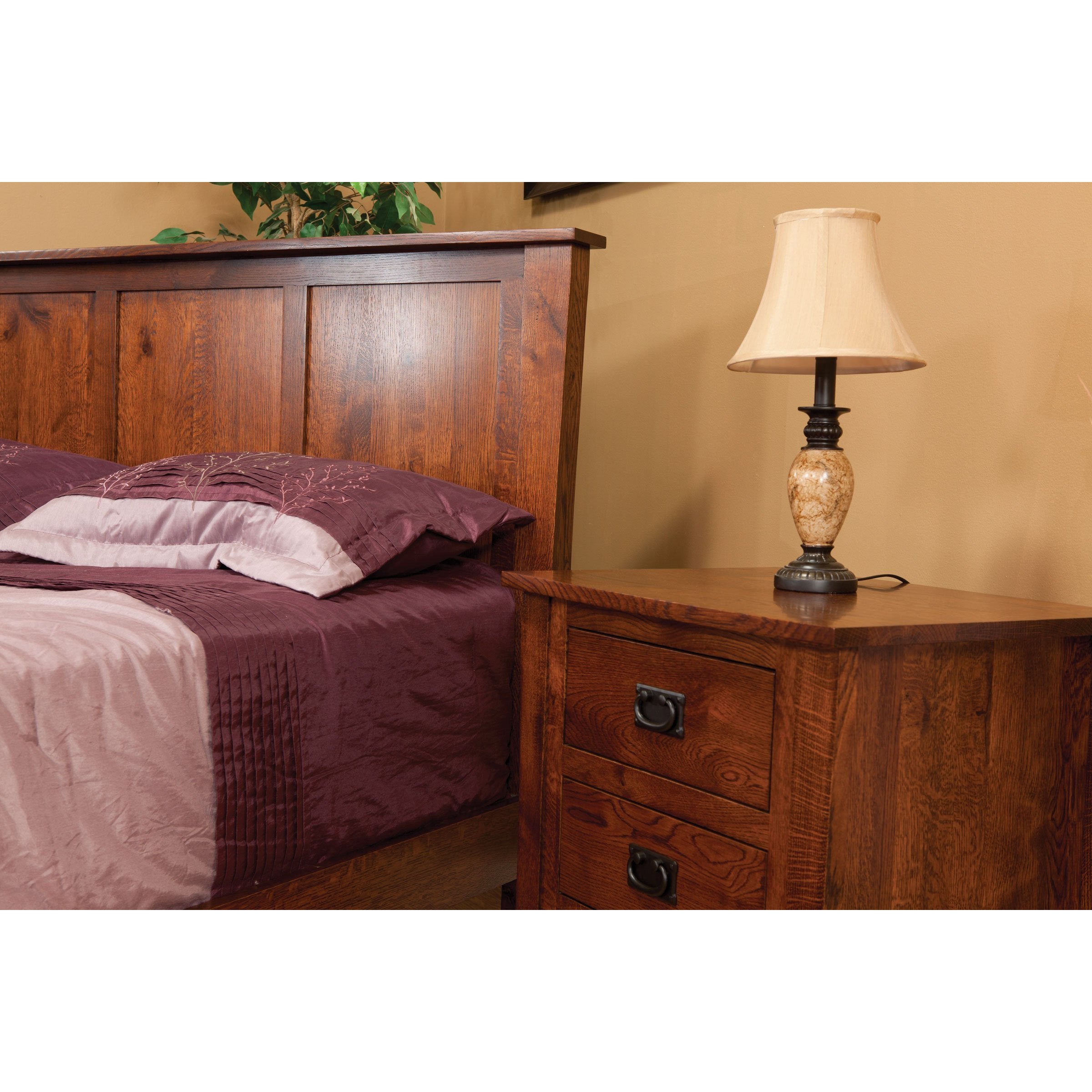QW Amish Montana Mission Nightstand - Thumbnail 2