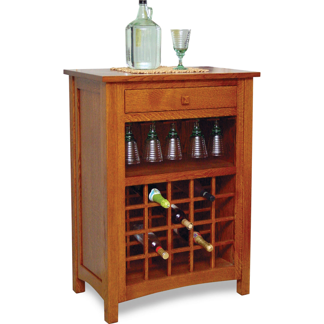 QW Amish Noble Wine Cabinet